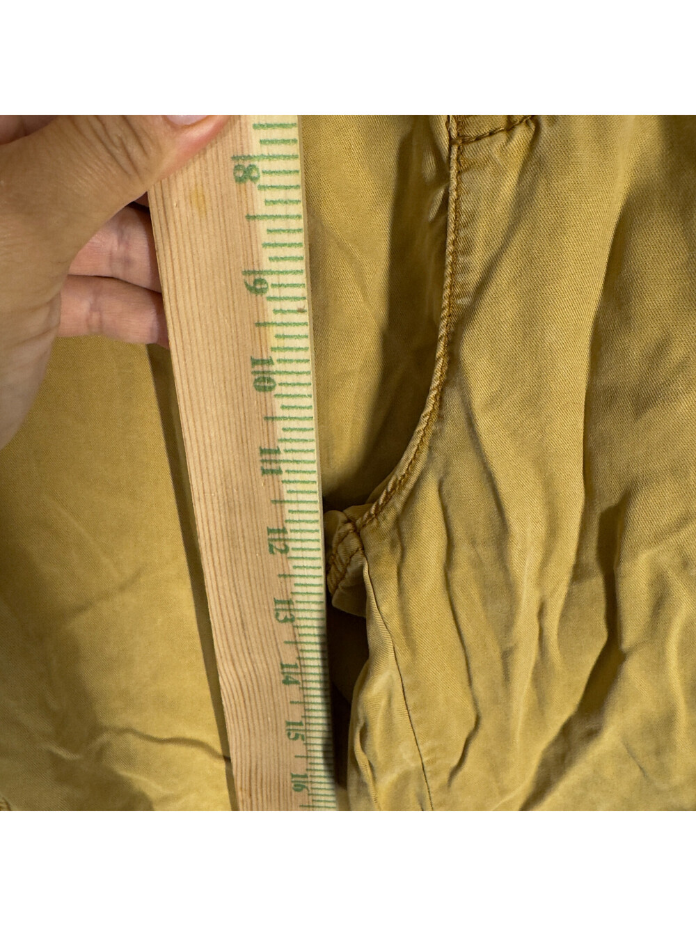 Sanctuary Cargo Pants Women M Medium Beige High Rise Flat Front Skinny Pockets - Picture 4 of 7